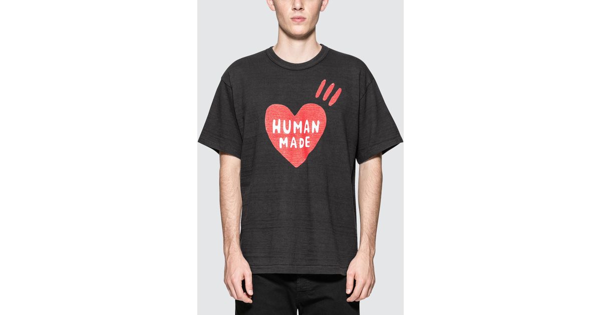 human made heart logo tee