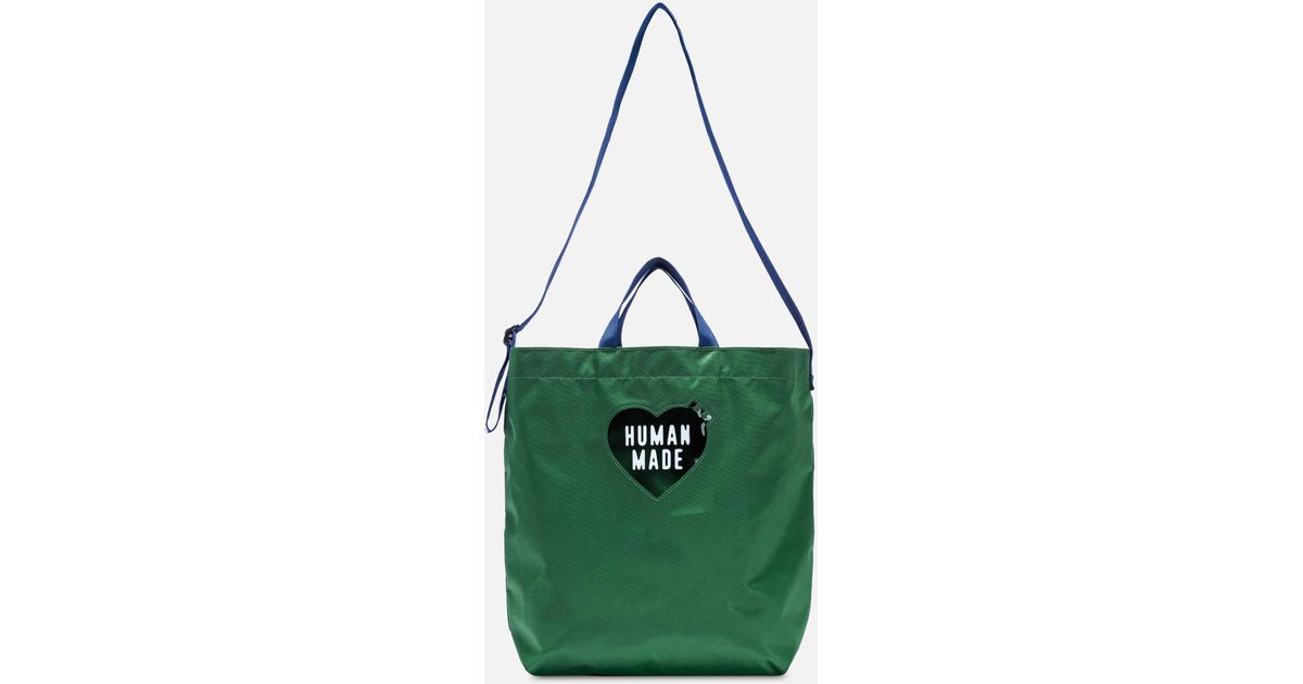 Human Made Nylon Heart 2-way Tote in Green | Lyst Canada