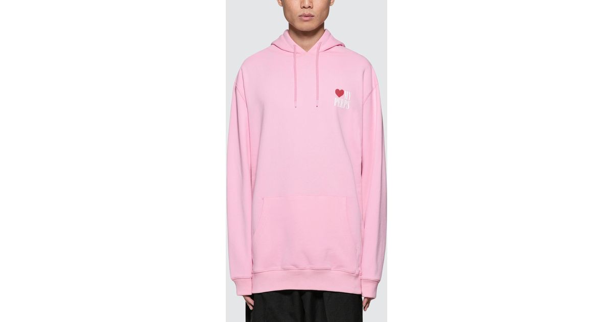 Hélas Pink Peeps Hoodie for men Hélas Pink Peeps Hoodie for men