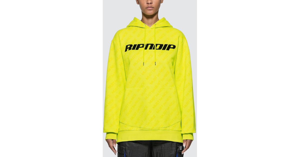 ripndip yellow hoodie
