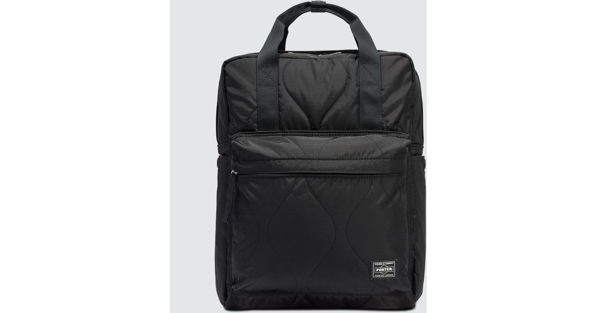 Head Porter Synthetic Clayton 2 Way Bag In Black For Men Lyst