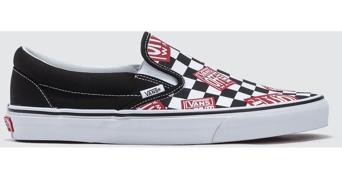 vans slip on off the wall