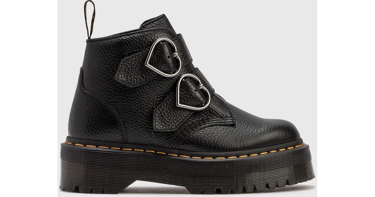 devon heart dr martens white