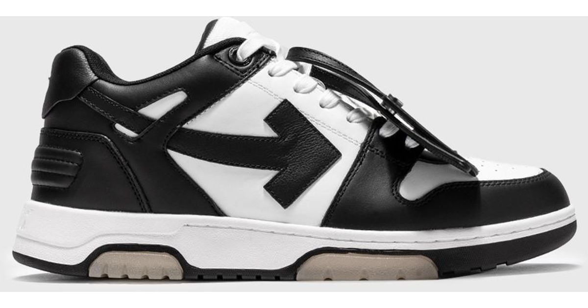 Off-White c/o Virgil Abloh Out Of Office Calf Leather in Black for Men ...