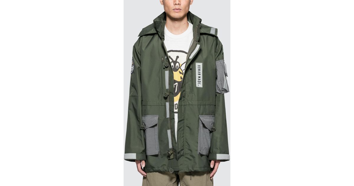 human made military rain jacket