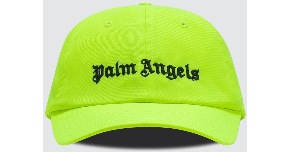 palm angels hat neon