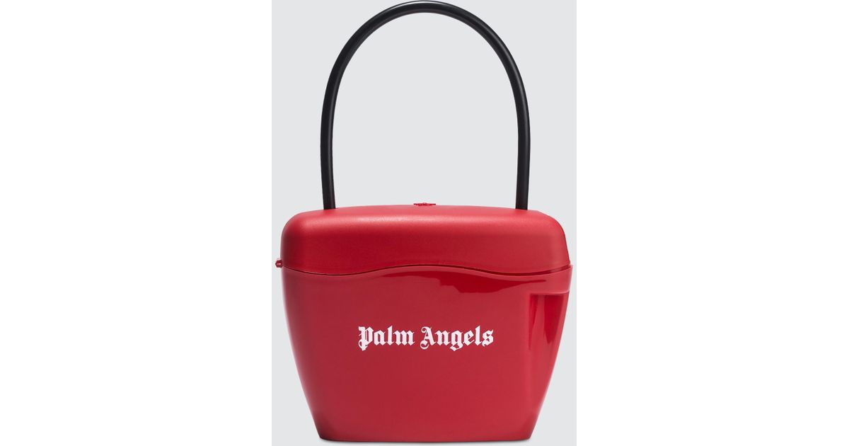 palm angels padlock bag