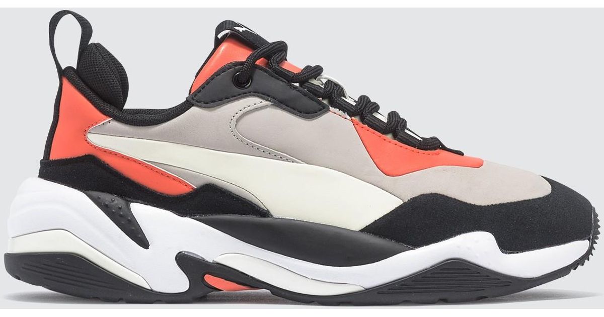 PUMA Leather Thunder Nature Sneaker in Grey (Gray) - Lyst