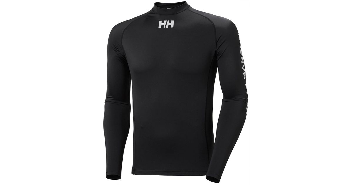 Helly Hansen Waterwear Protective Sailing Rashguard in Black for Men Lyst