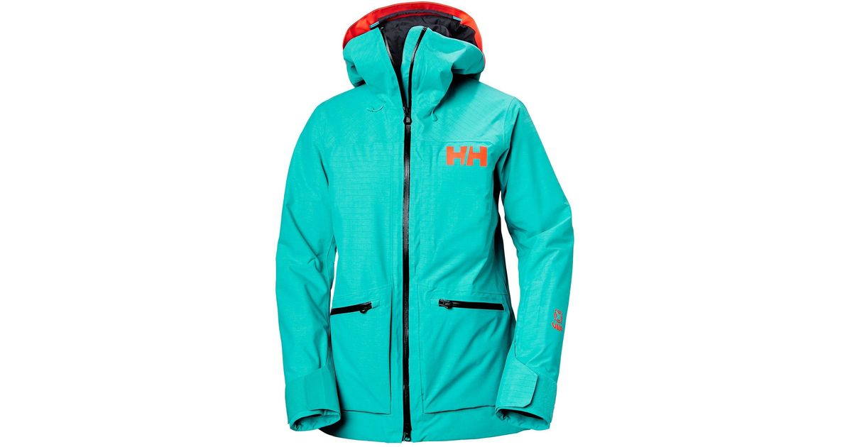Helly Hansen Powderqueen 3.0 Durable Ski Jacket in Turquoise Green (Blue) |  Lyst UK