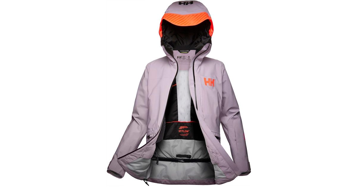 Helly Hansen Powderqueen Infinity Ski Jacket in Pink Lyst