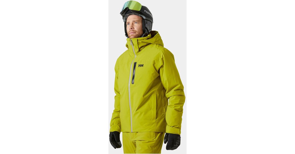 Helly Hansen Swift Stretch Ski Jacket Green for Men | Lyst