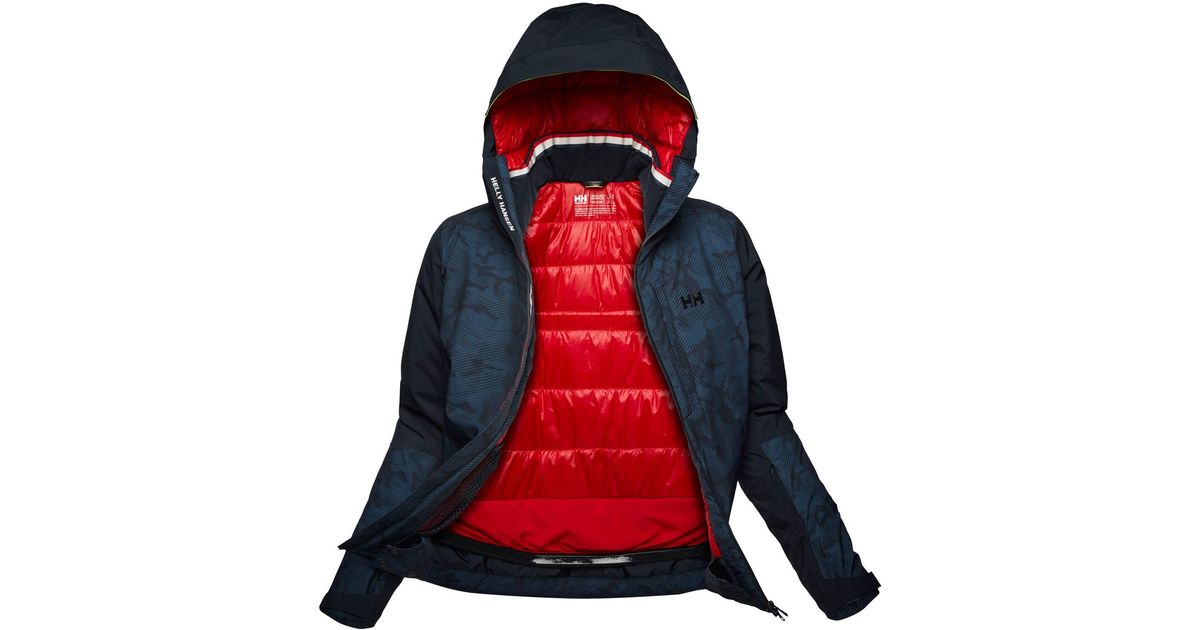 Helly Hansen Men's Swift Infinity Insulated Ski Jacket Xxl in Navy