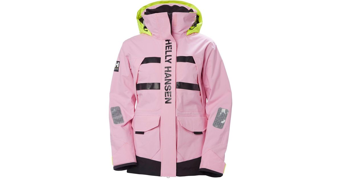 Helly Hansen Salt Coastal Sailing Jacket in Pink Sorbet (Pink) Lyst