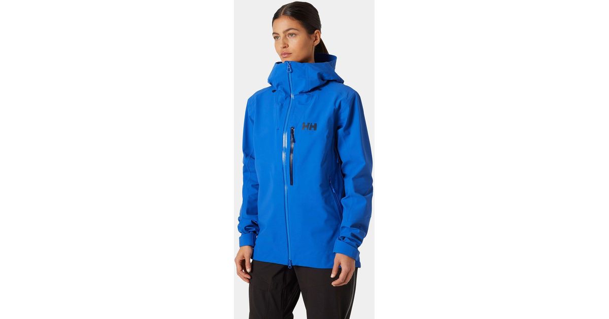 Helly Hansen Verglas Backcountry Ski Shell Jacket in Blue Lyst