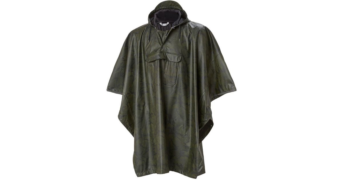 Helly Hansen Moss Waterproof Poncho in Green for Men | Lyst