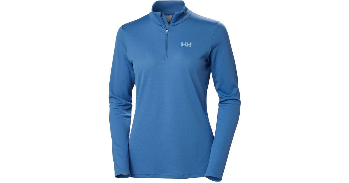 Helly Hansen Manches Longues Homme – 75110 HHH Lifa Active Hi-Vis Demi-zip Jaune