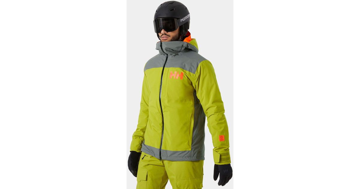 Helly Hansen Powdreamer 2.0 Ski Jacket Green for Men Lyst