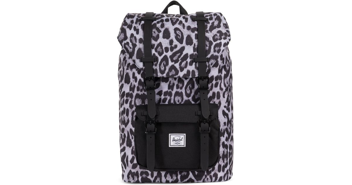 herschel snow leopard backpack