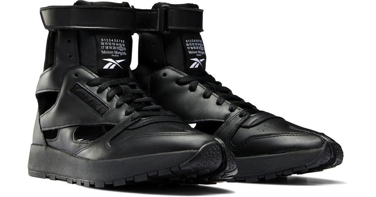 Maison Margiela X Reebok Classic Leather Tabi High Sneakers Black - Lyst