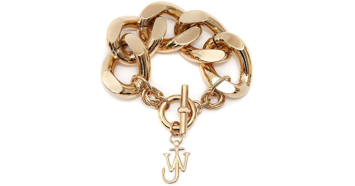 JW Anderson Goldtone Oversized Chain in Metallic Lyst Canada