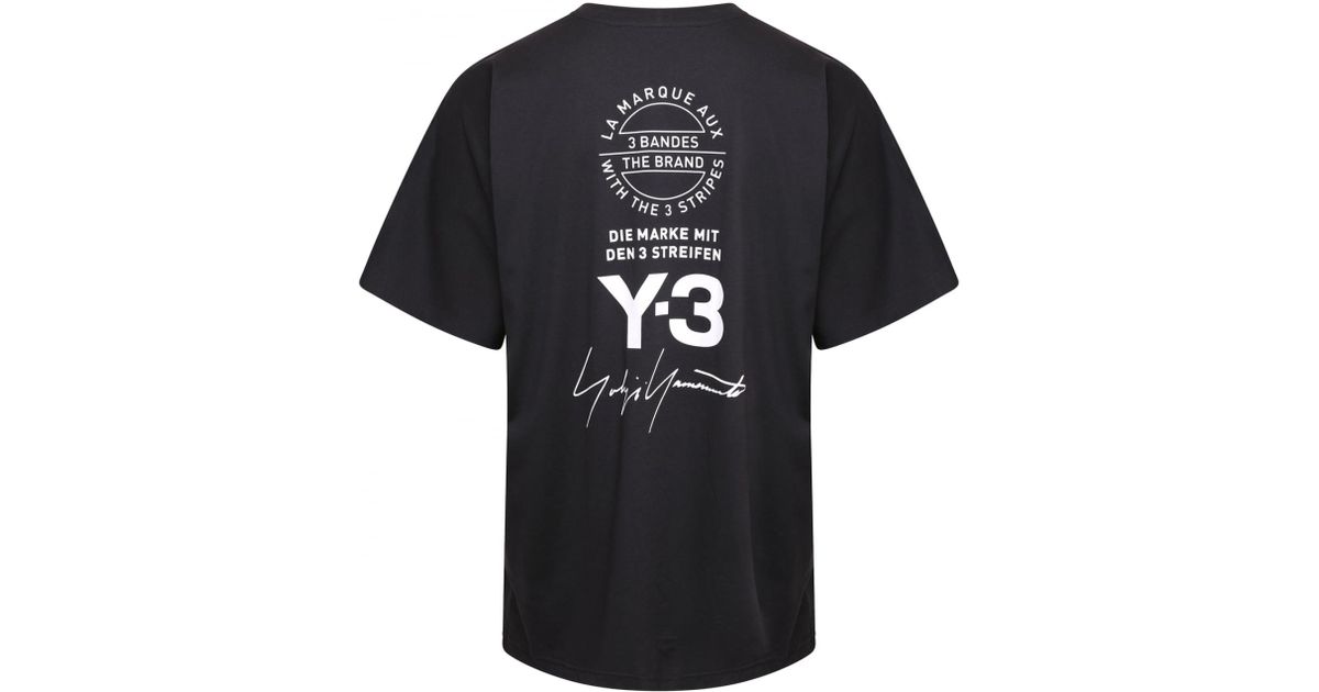 y3 mens t shirt