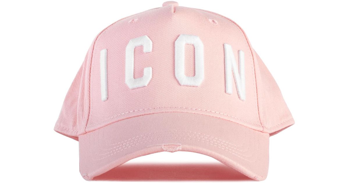 DSquared² Icon Cargo Baseball Cap Pink 