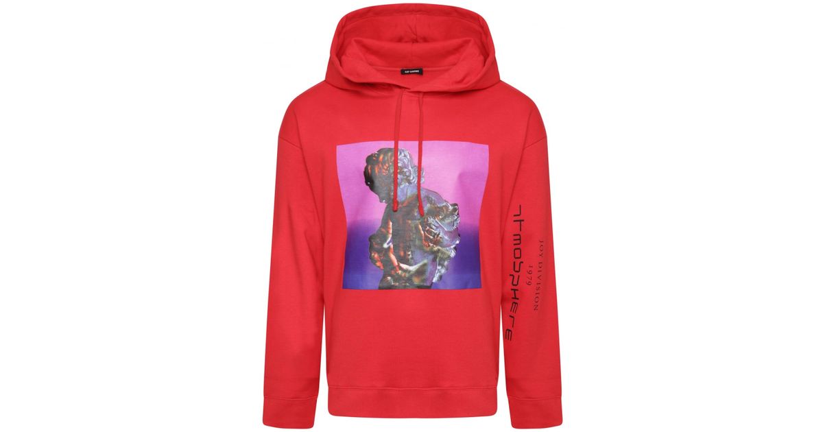 raf simons new order hoodie