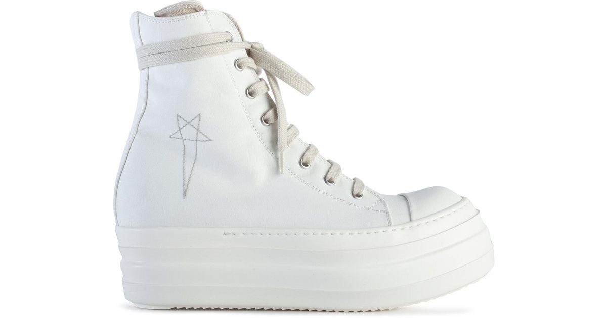 rick owens platform sneakers womens