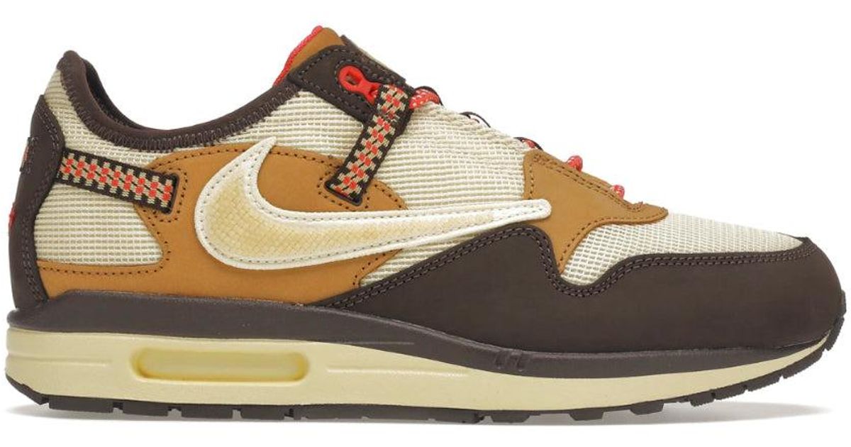 High Fidelity Nike Air Max 1 Travis Scott Cactus Jack Baroque Brown in