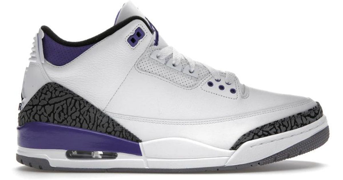 black jordan 3's