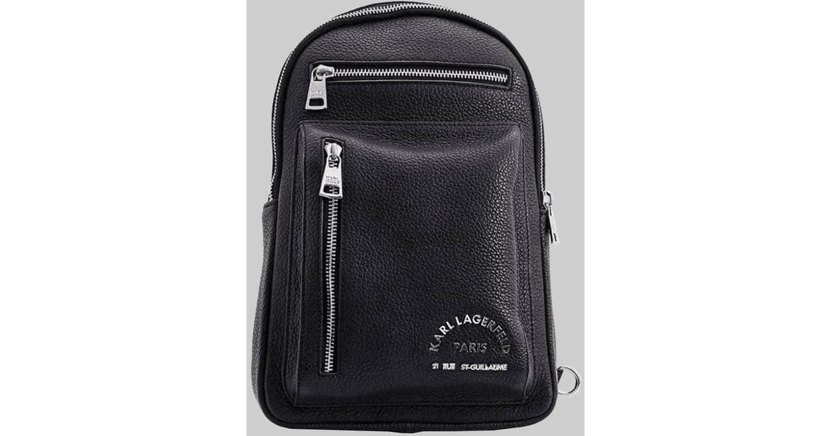 Karl Lagerfeld Crossbody Bag In Black for Men Lyst