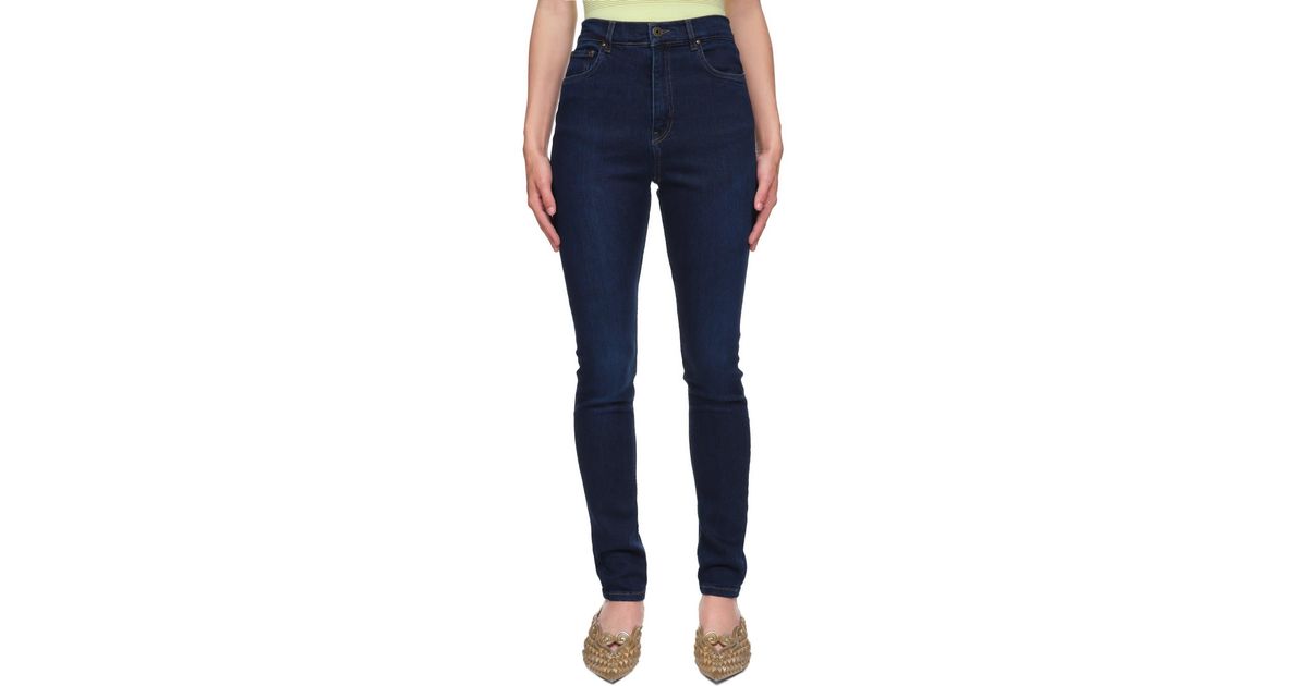 Y. Project Denim Bicolor Heart Jeans in 