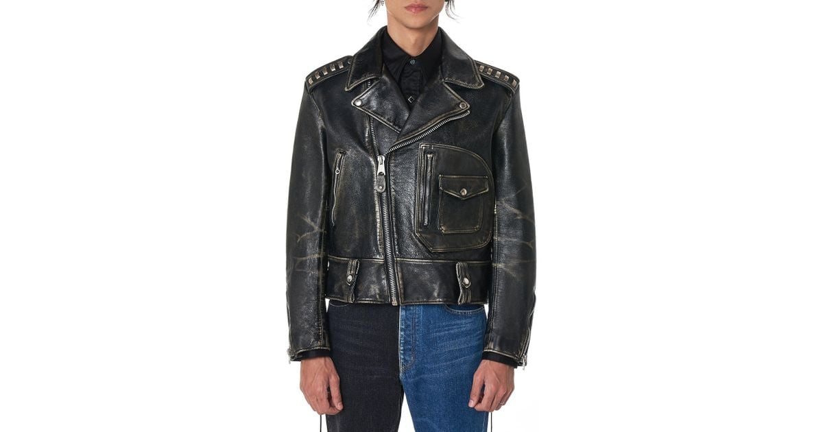 flannel lined leather jacket