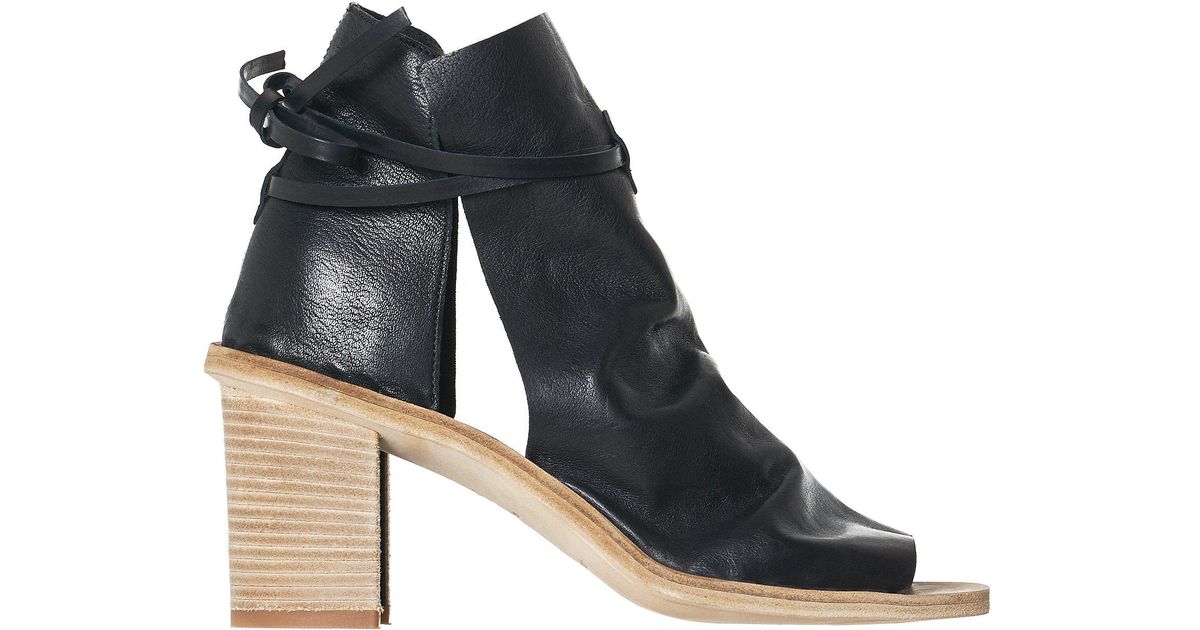 Officine Creative Stacked Leather Heel 