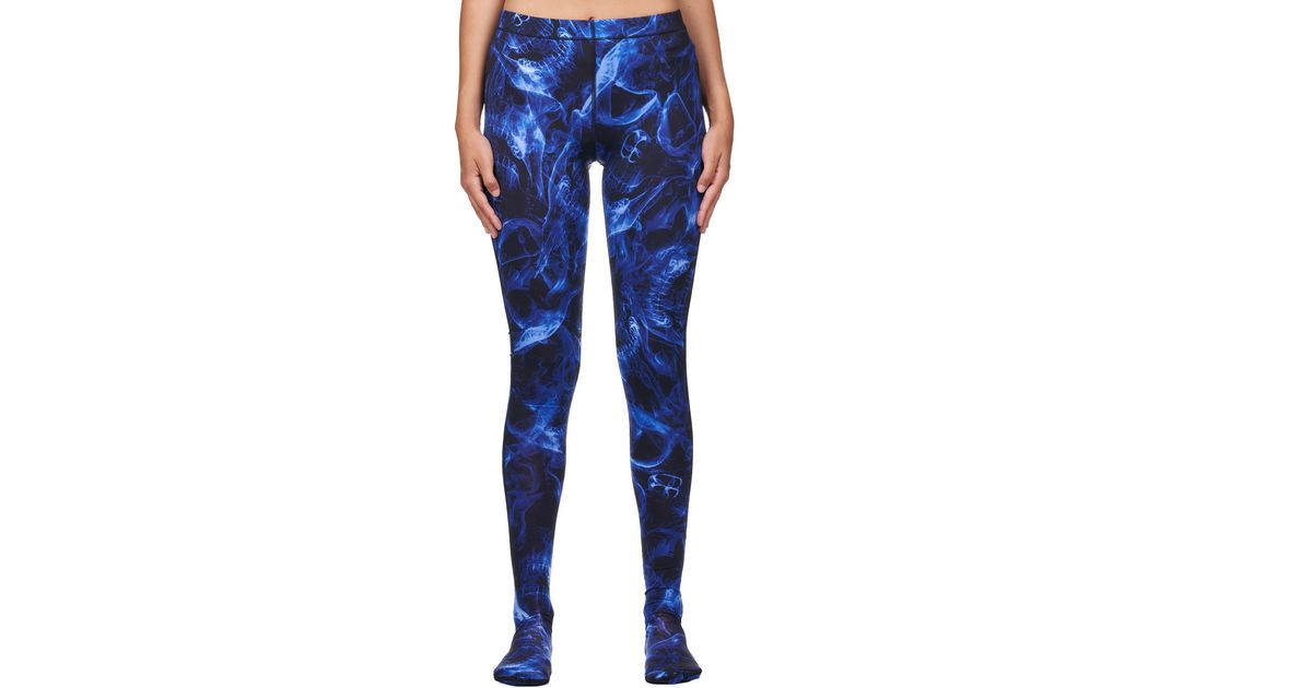 blue flame leggings