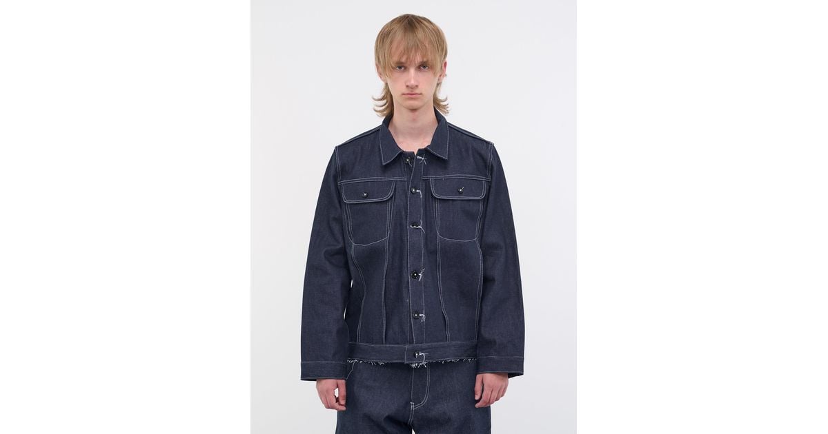 Camiel Fortgens Denim Jacket in Blue for Men | Lyst
