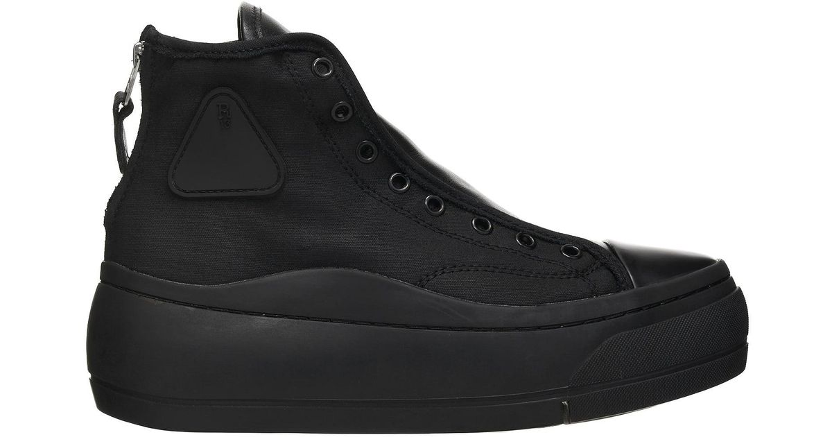 R13 Lace Free Kurt Sneakers in Black | Lyst