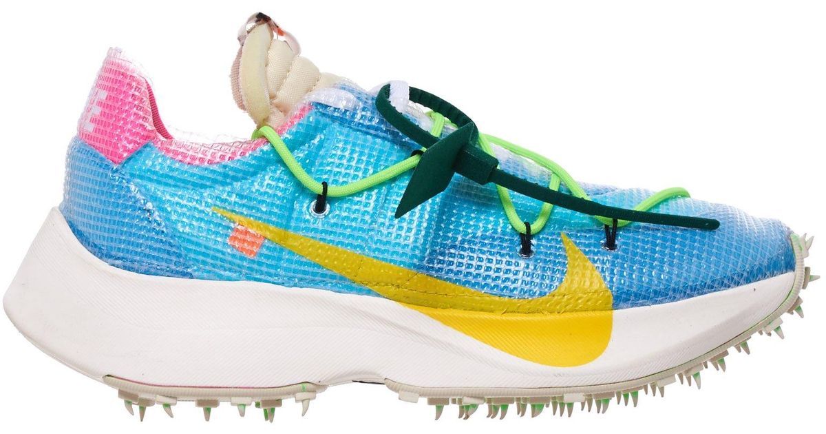 Nike X Off White Synthetic Nike Vapor Street Off White Sneakers In Blue For Men Lyst