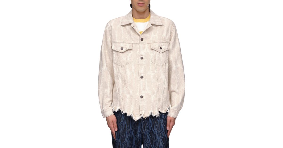 Kapital Distressed Denim Jacket in 