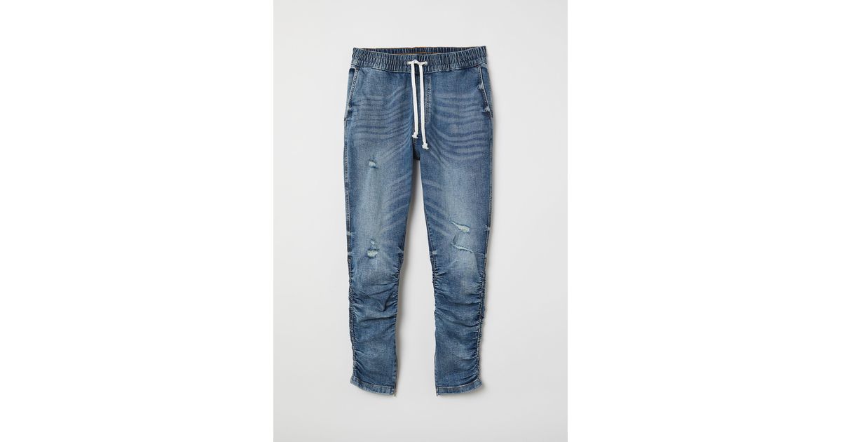 slim low joggers