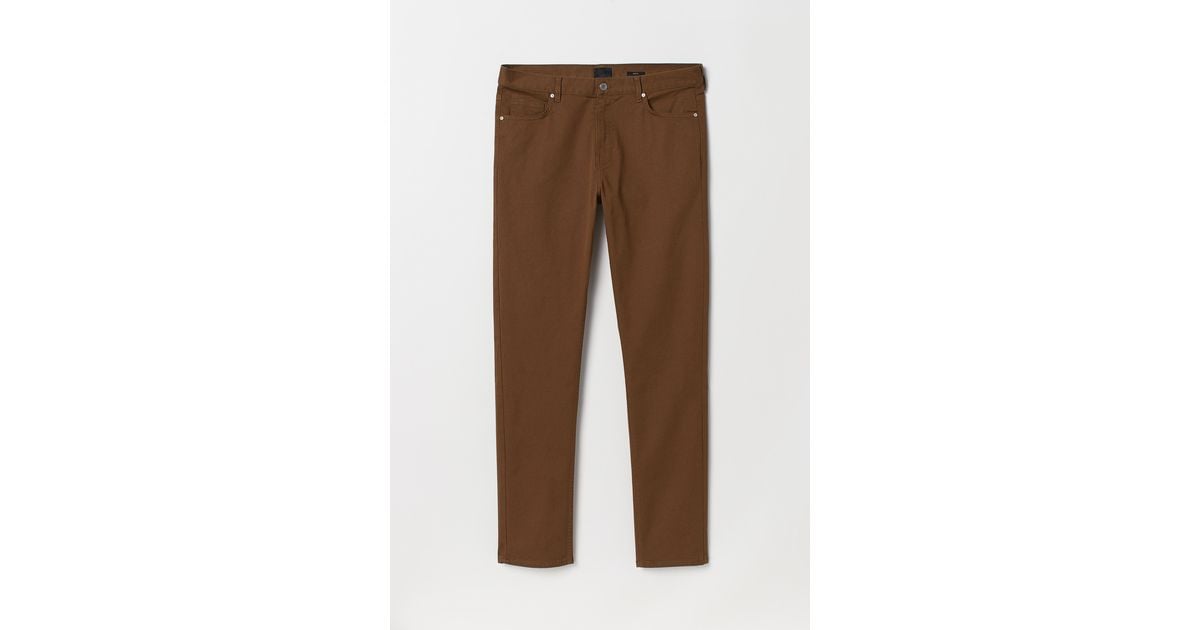 twill cargo trousers h&m