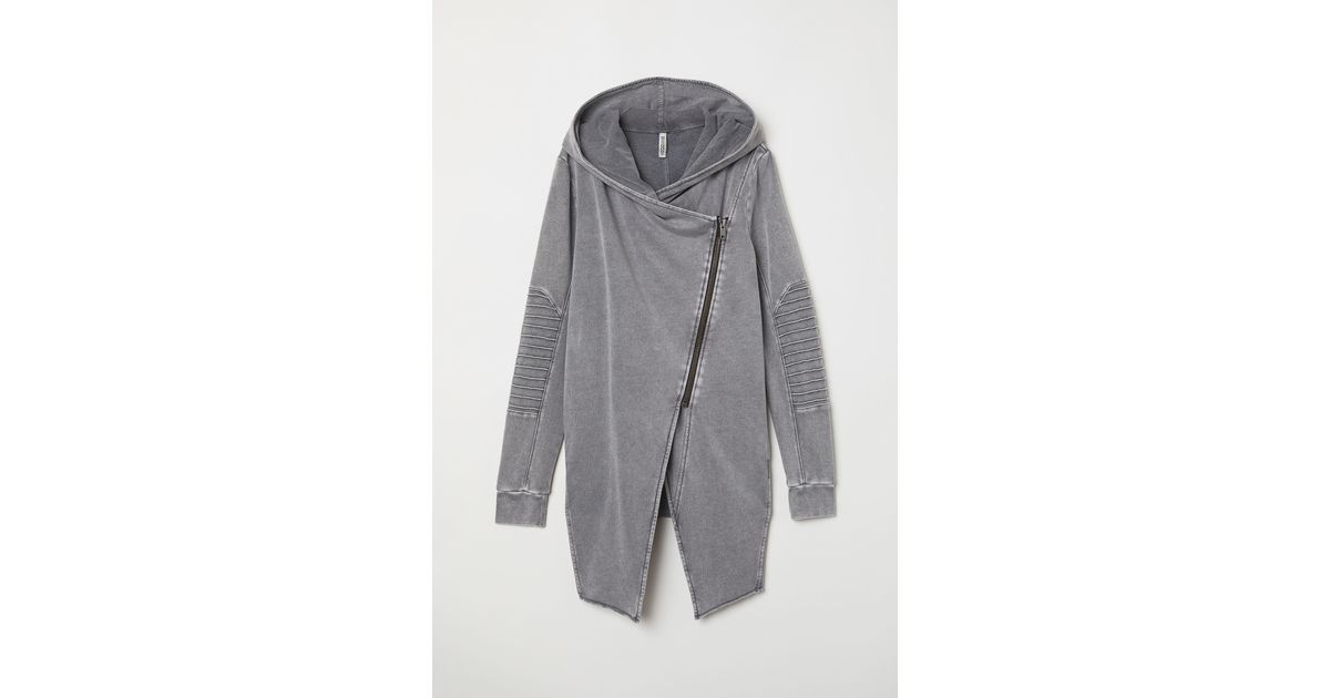 h&m hooded sweatshirt cardigan