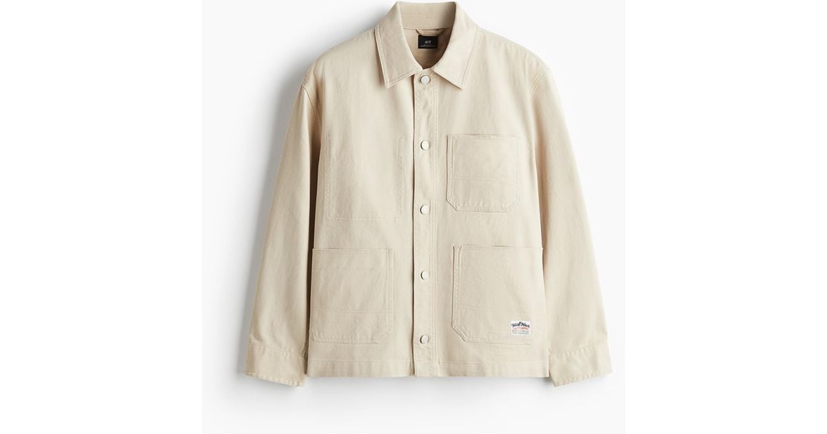 Surchemise Utility Wear Loose Fit H&M pour homme en coloris Neutre
