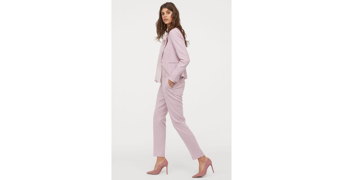 h&m pink suit