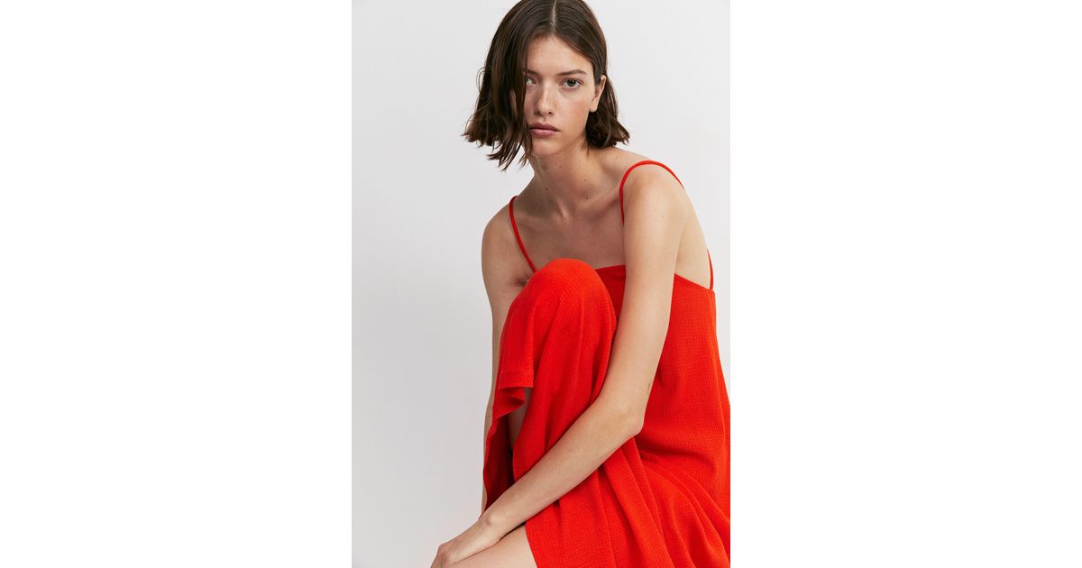 H&M Dress in Red | Lyst