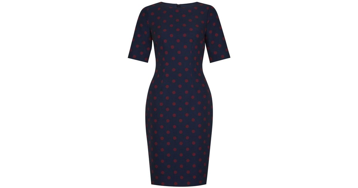 hobbs astraea spot dress