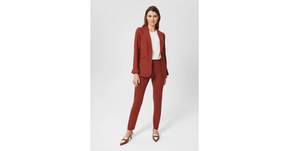 Hobbs Meghan Trousers in Red Lyst UK