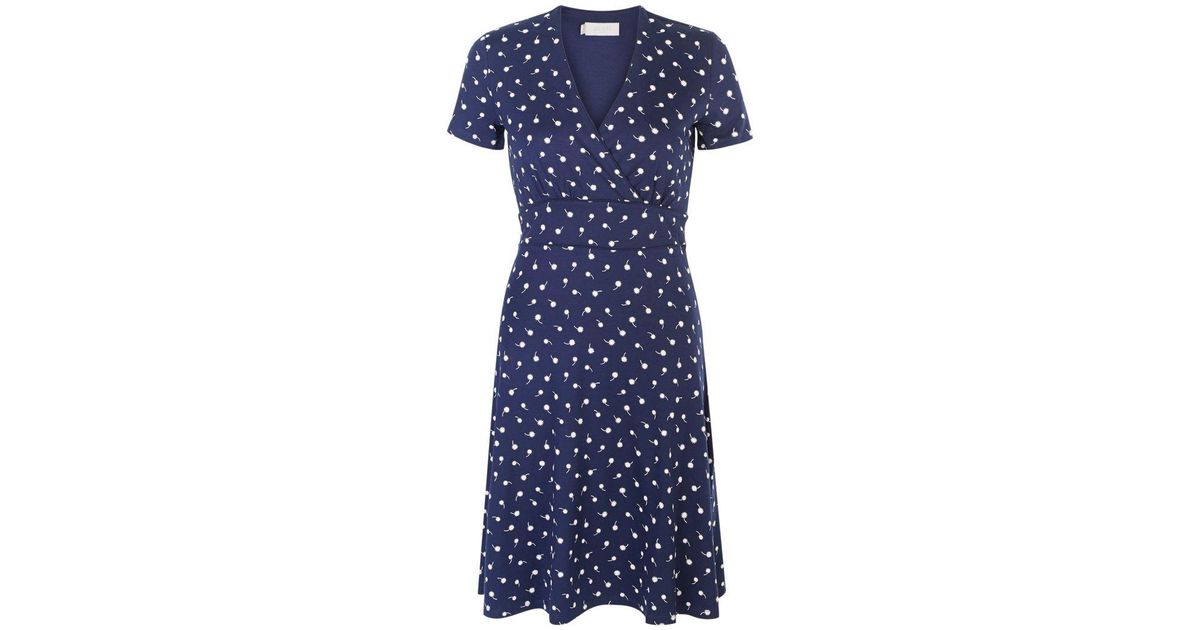 hobbs darcie dress navy
