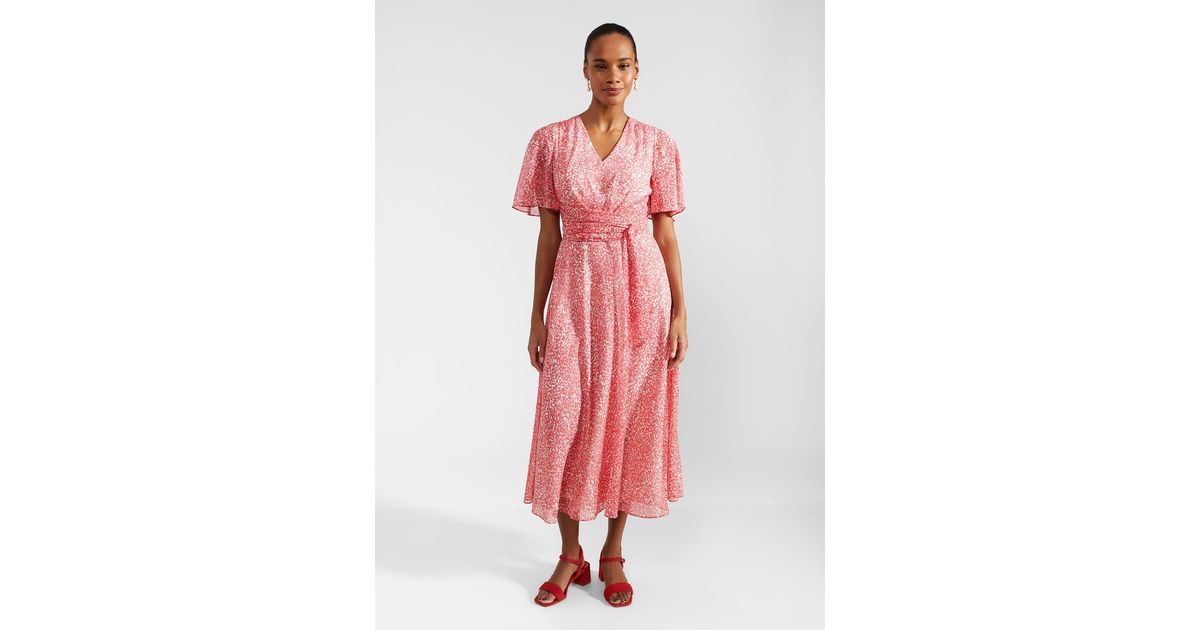 Hobbs wrap dress deals